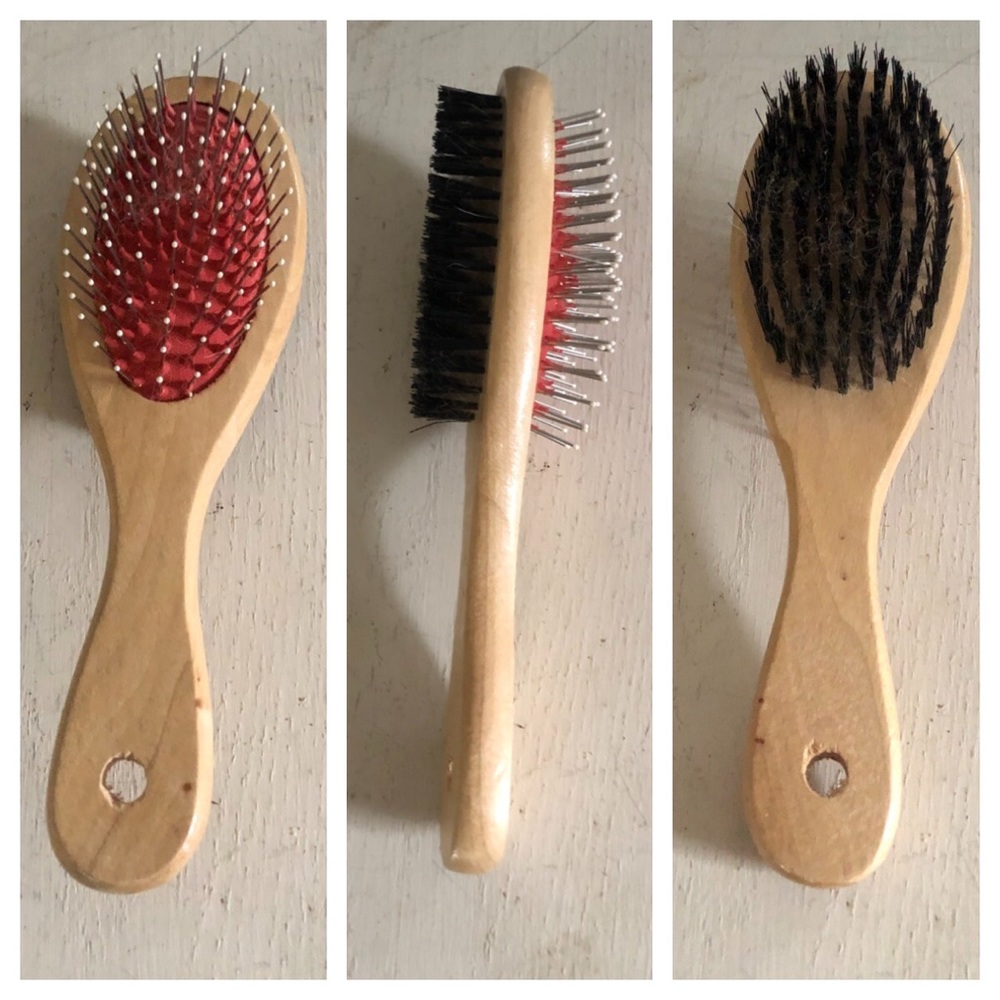 Double Side Wooden Pet Brush